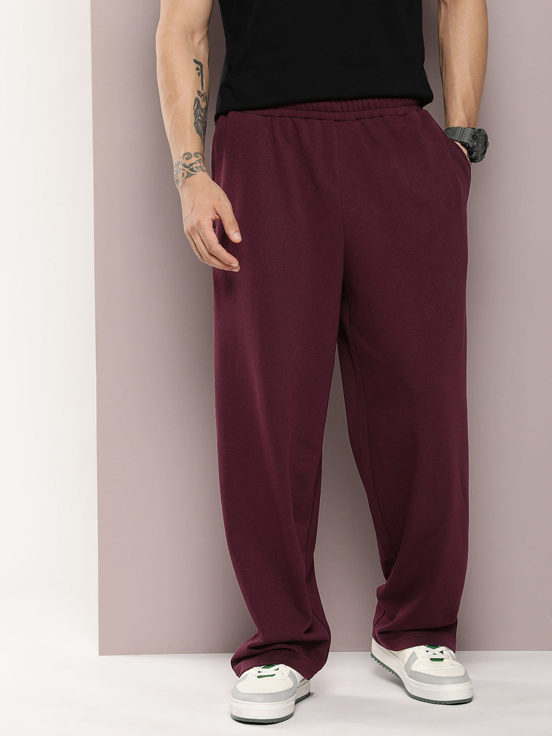 Men Super Soft Cotton Extra Baggy Korean Pant