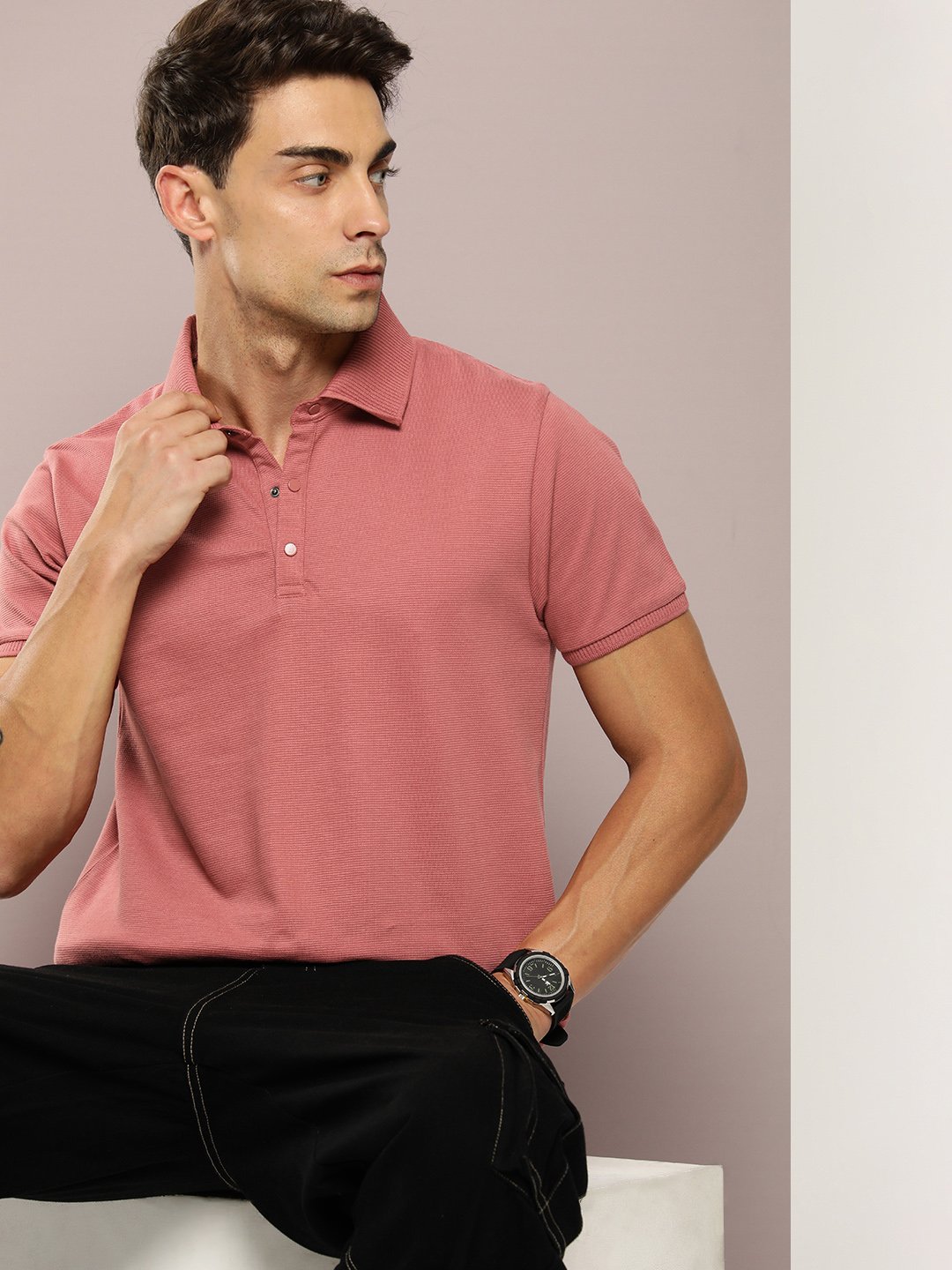 Mens Half Sleeve Regular Fit Polo T-Shirts