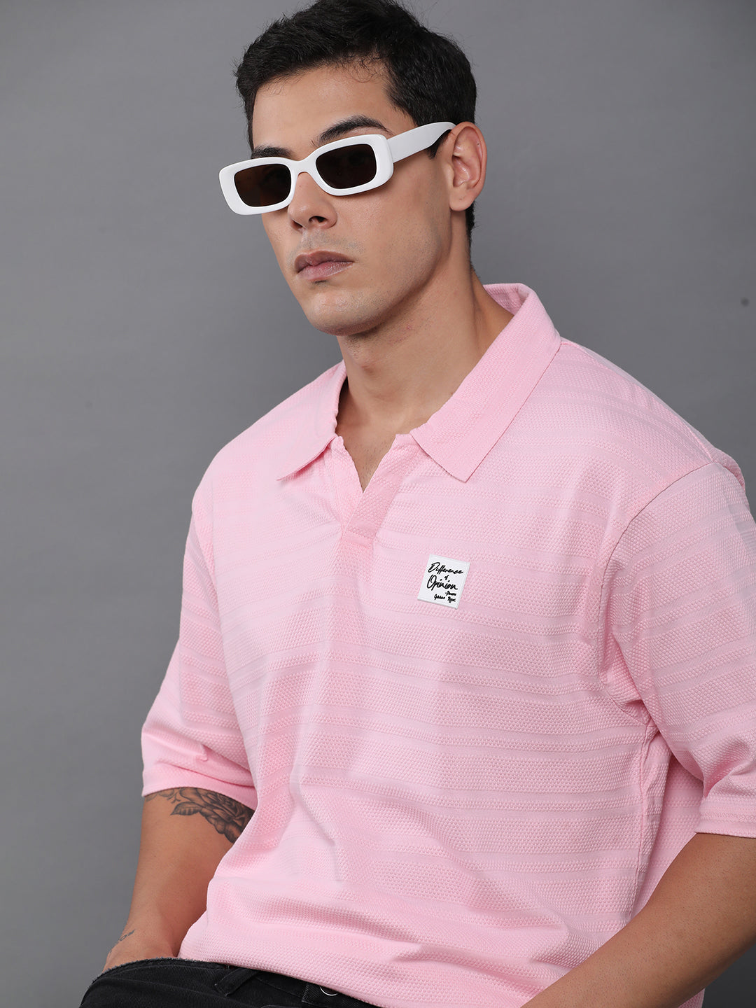 Mens Half Sleeve Round Neck Oversized Fit Co-Ords
