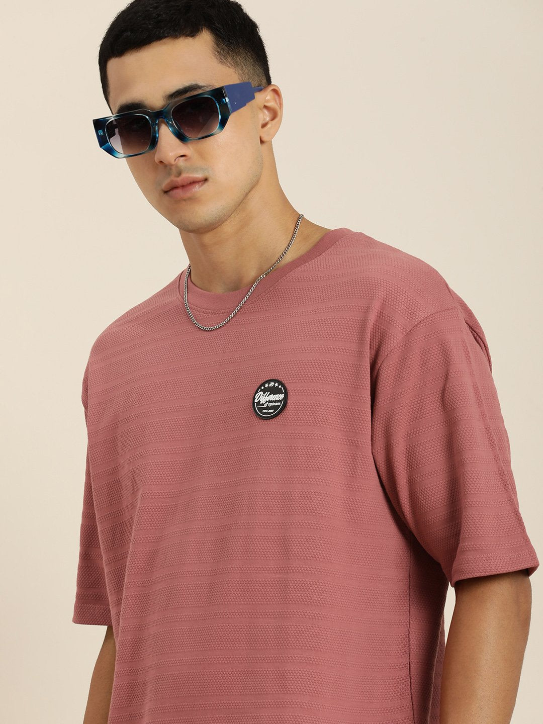 Mens Half Sleeve Round Neck Oversized Fit T-Shirts