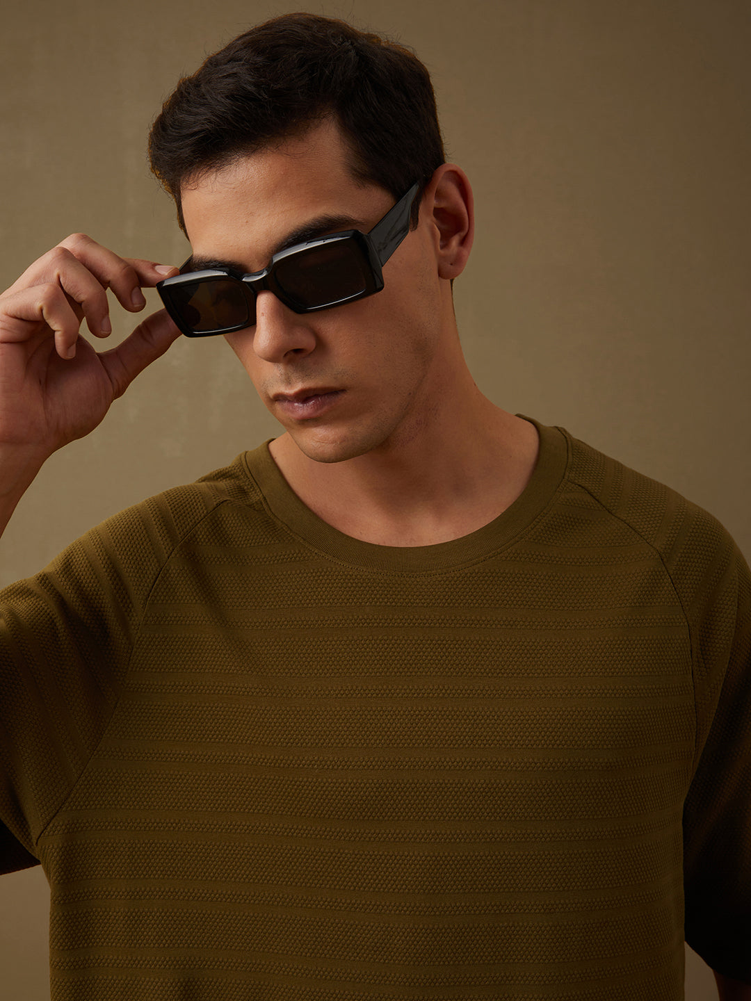 Mens Half Sleeve Round Neck Oversized Fit T-Shirts