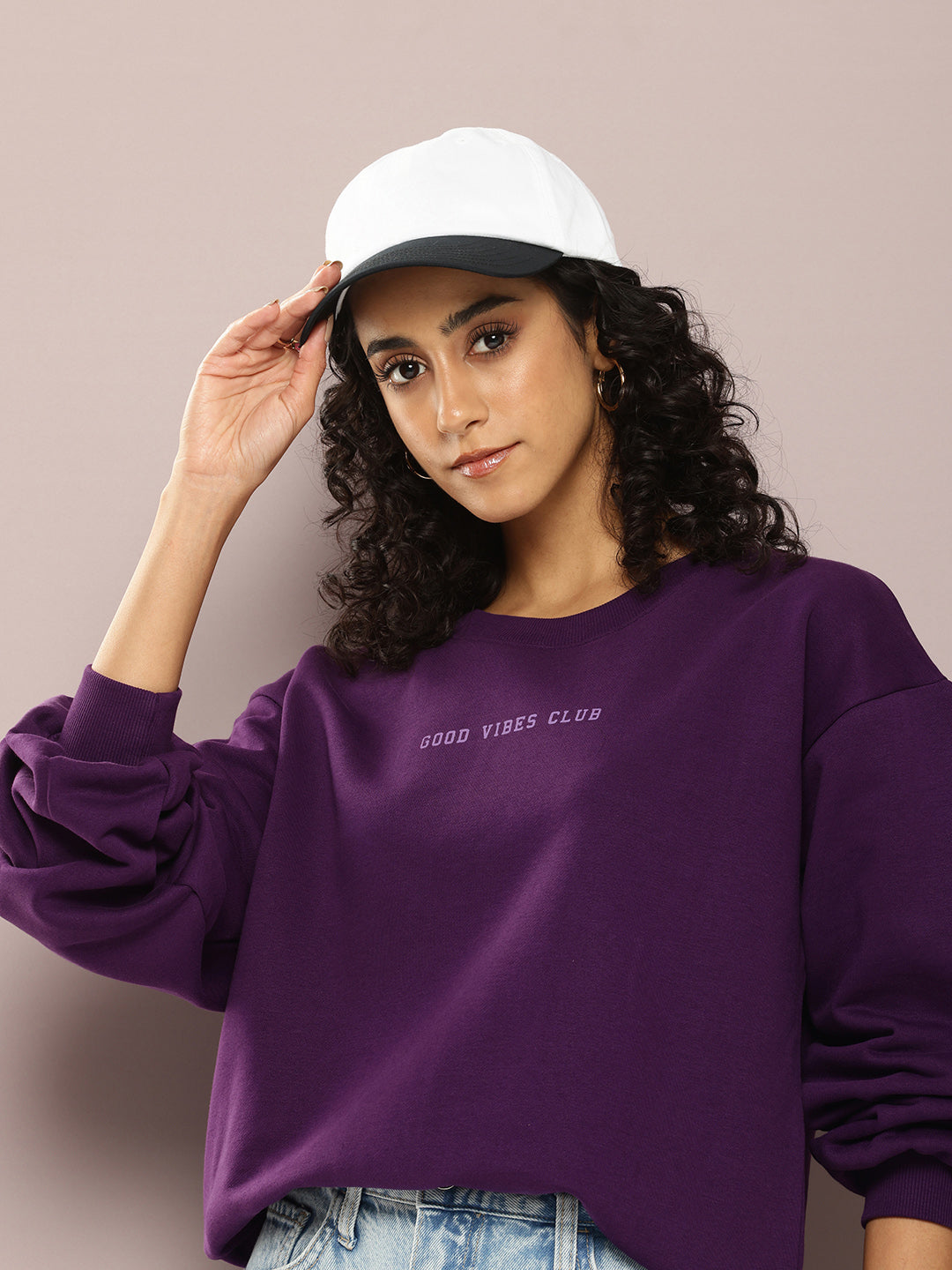 Womens Long Sleeve Oversized Sweatshirt