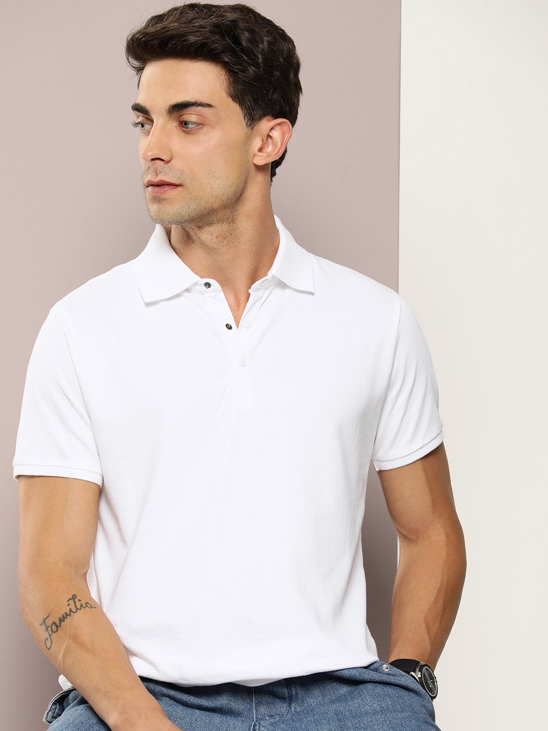 Mens Half Sleeve Regular Fit Polo T-Shirts