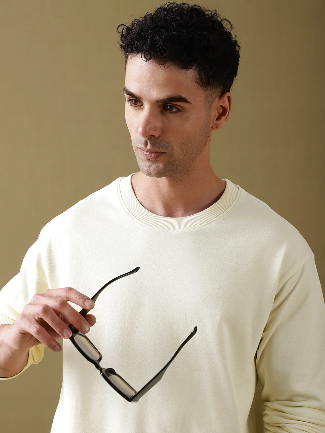 Mens Full Sleeve Round Neck Oversized Fit T-Shirts