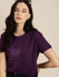 Womens Short Sleeve Round Neck Oversized Fit T-Shirt