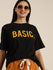Womens Half Sleeve Round Neck Oversized Fit T-Shirts