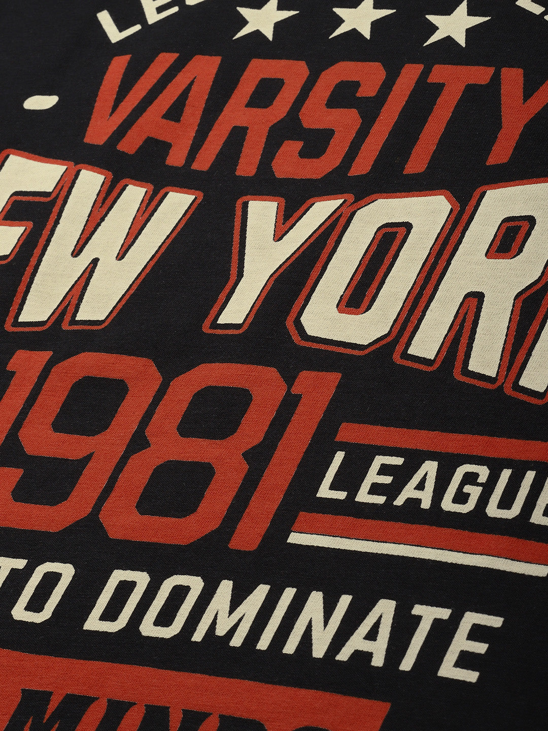 DILLINGER Womens Half Sleeve Round Neck Printed Oversized Fit Tshirts