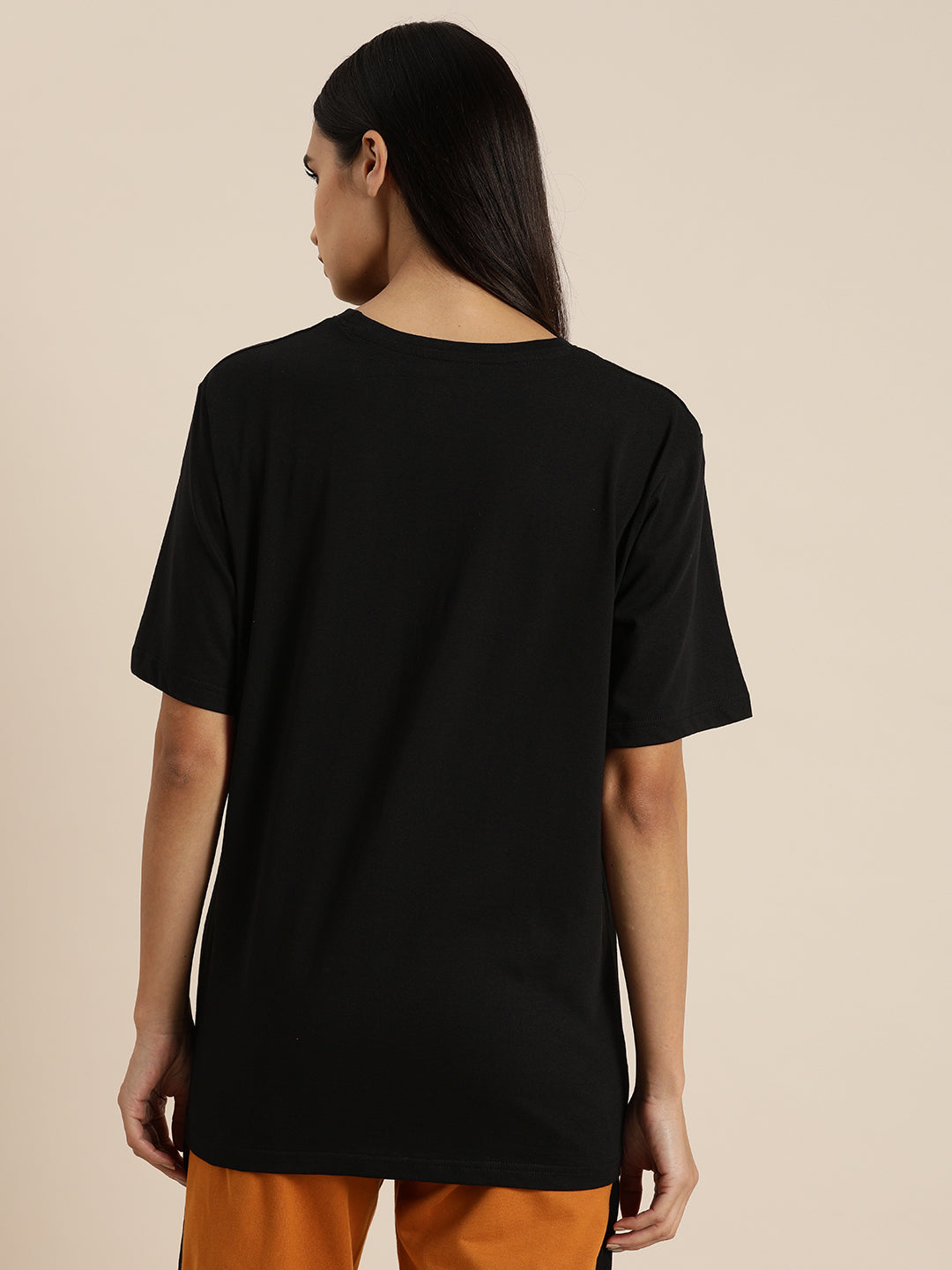 Womens Half Sleeve Round Neck Oversized Fit T-Shirts
