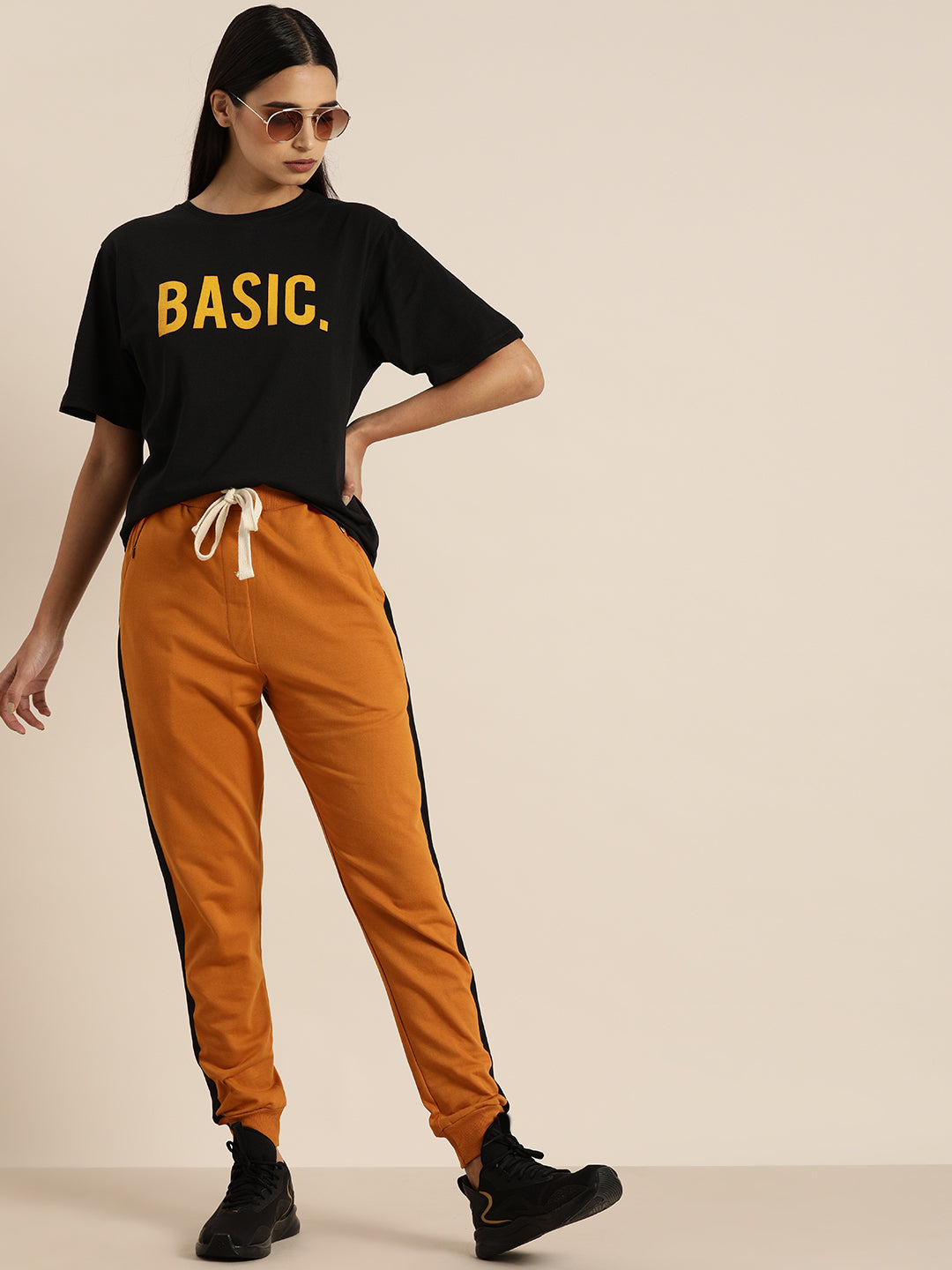 Womens Half Sleeve Round Neck Oversized Fit T-Shirts