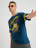 Mens Printed Oversized Half Sleeve Round Neck Tshirt