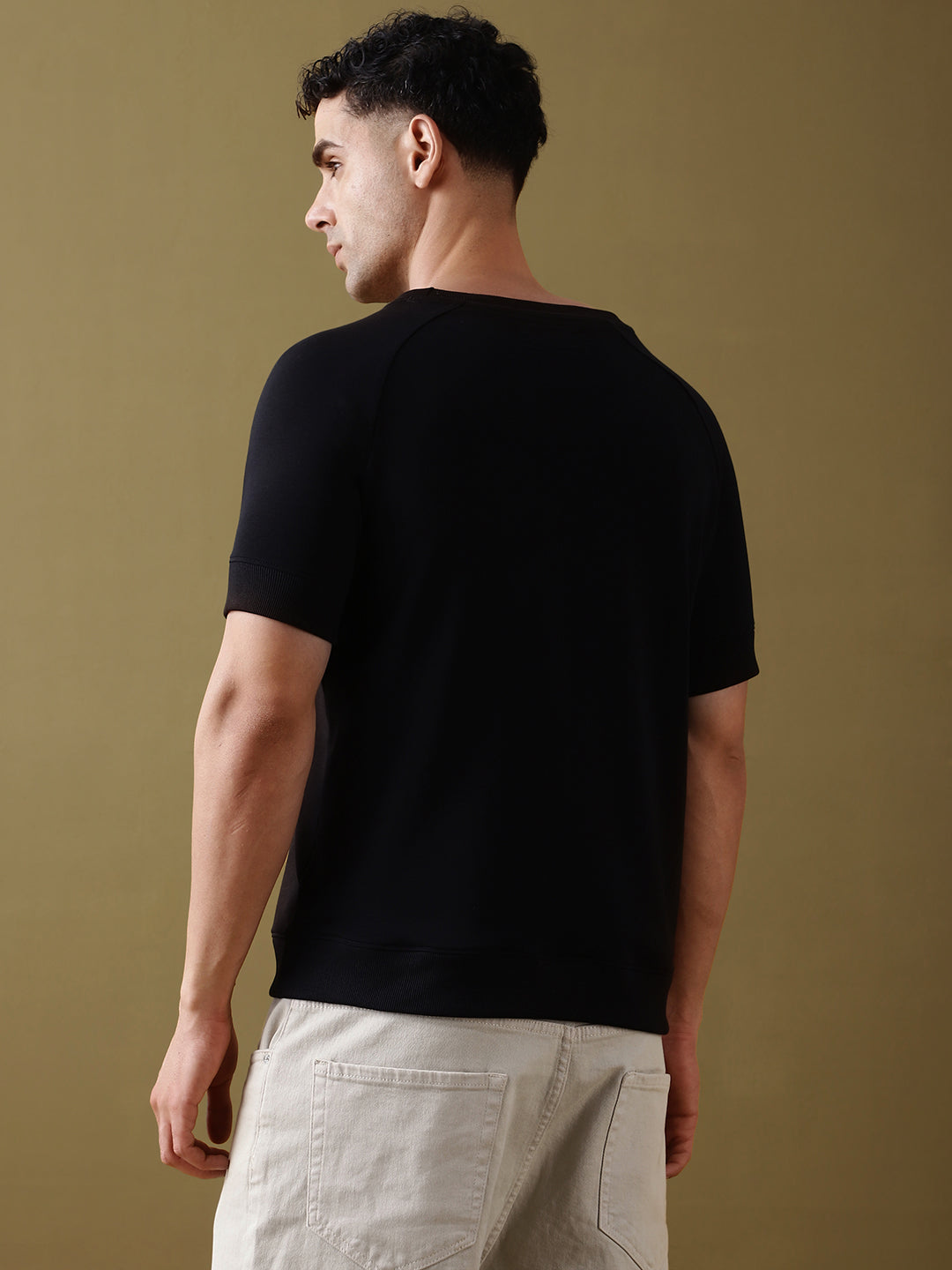 Mens Half Sleeve Round Neck Regular Fit T-Shirts