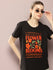 Womens Half Sleeve Round Neck Printed Boxy Fit Tshirts