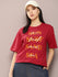 Womens Half Sleeve Round Neck Oversized Fit T-Shirts