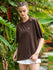 Womens Half Sleeve Drop Shoulder Printed Oversized Fit T-Shirts
