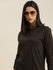 Womens Full Sleeve Round Neck Oversized Fit T-Shirts