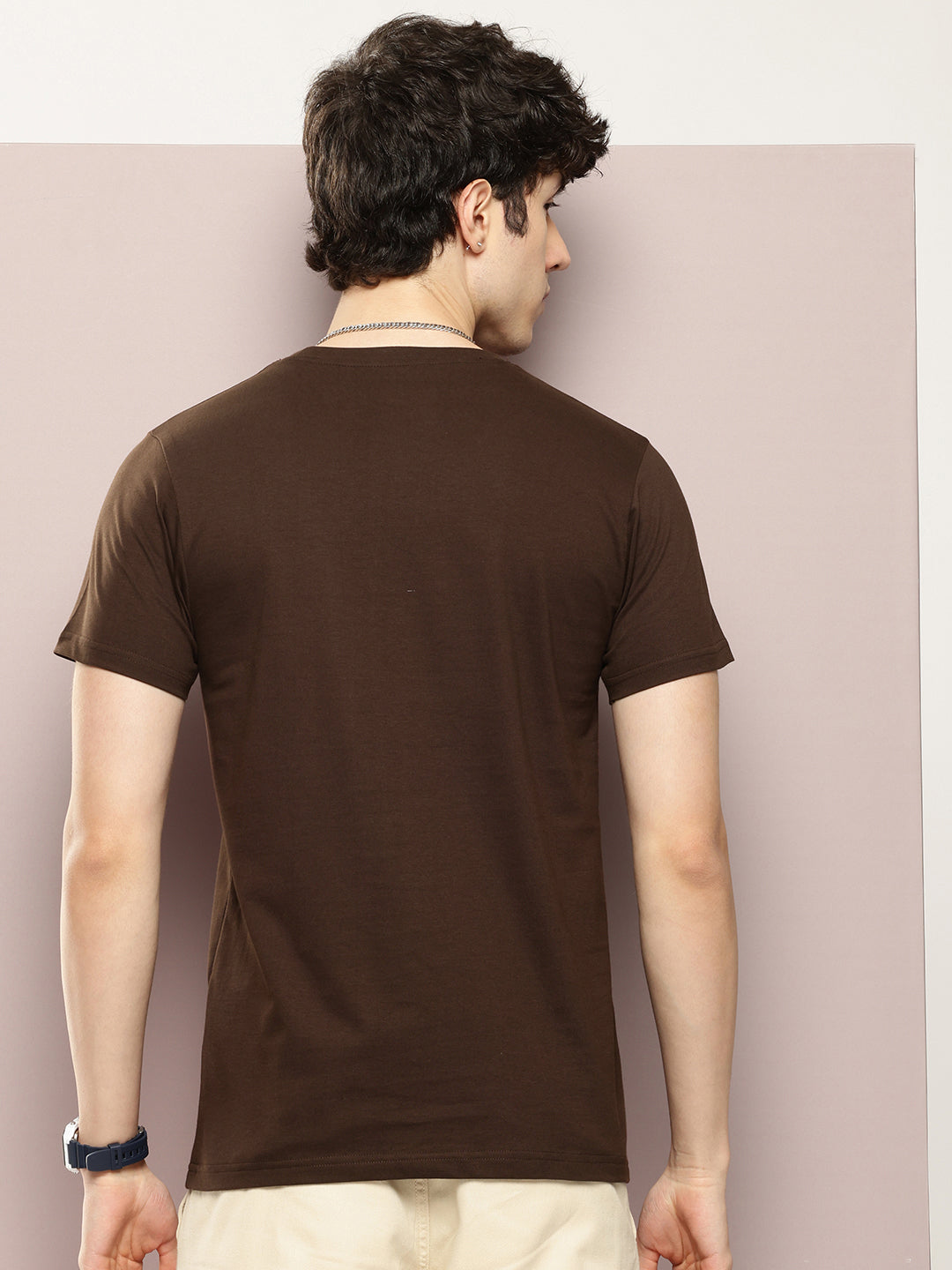 Mens Half Sleeve Round Neck Printed Regular Fit Tshirts