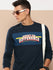 Mens Full Sleeve Round Neck Colourblocked Regular Fit Tshirts