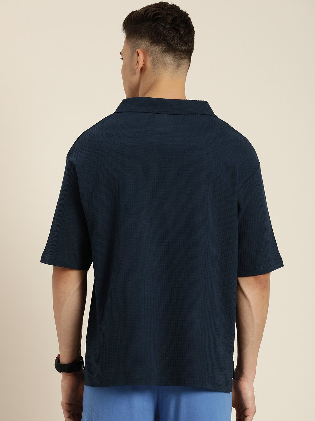 Mens Half Sleeve Oversized Fit Polo T-Shirts