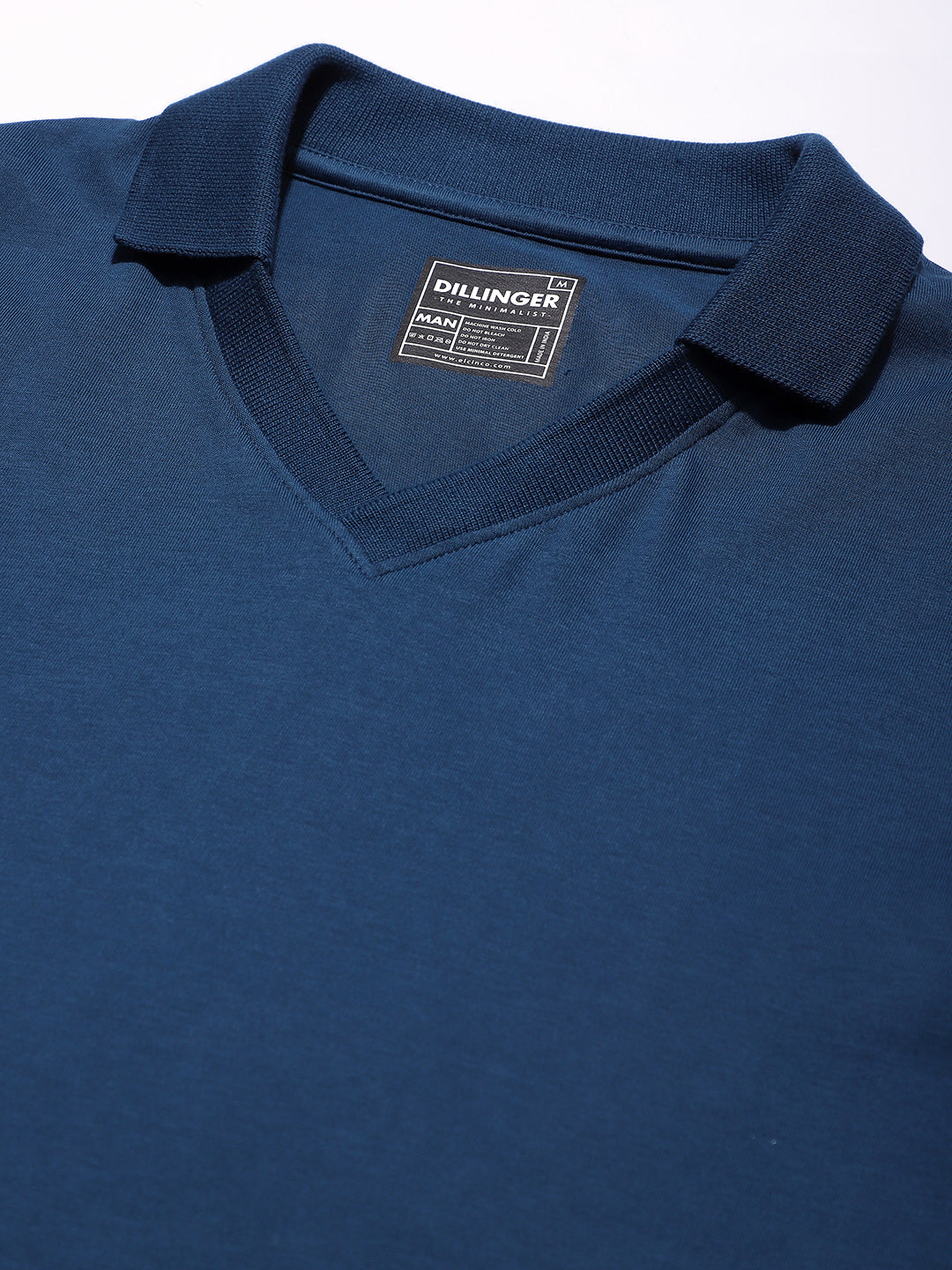 Mens Full Sleeve V-Neck Solid Regular Fit Tshirts