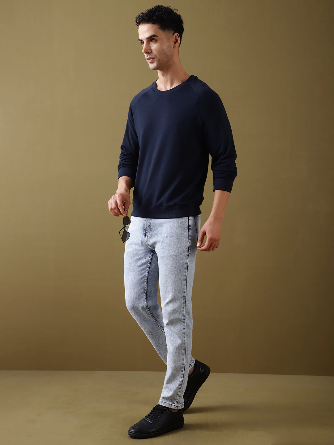 Mens Full Sleeve Round Neck Regular Fit T-Shirts