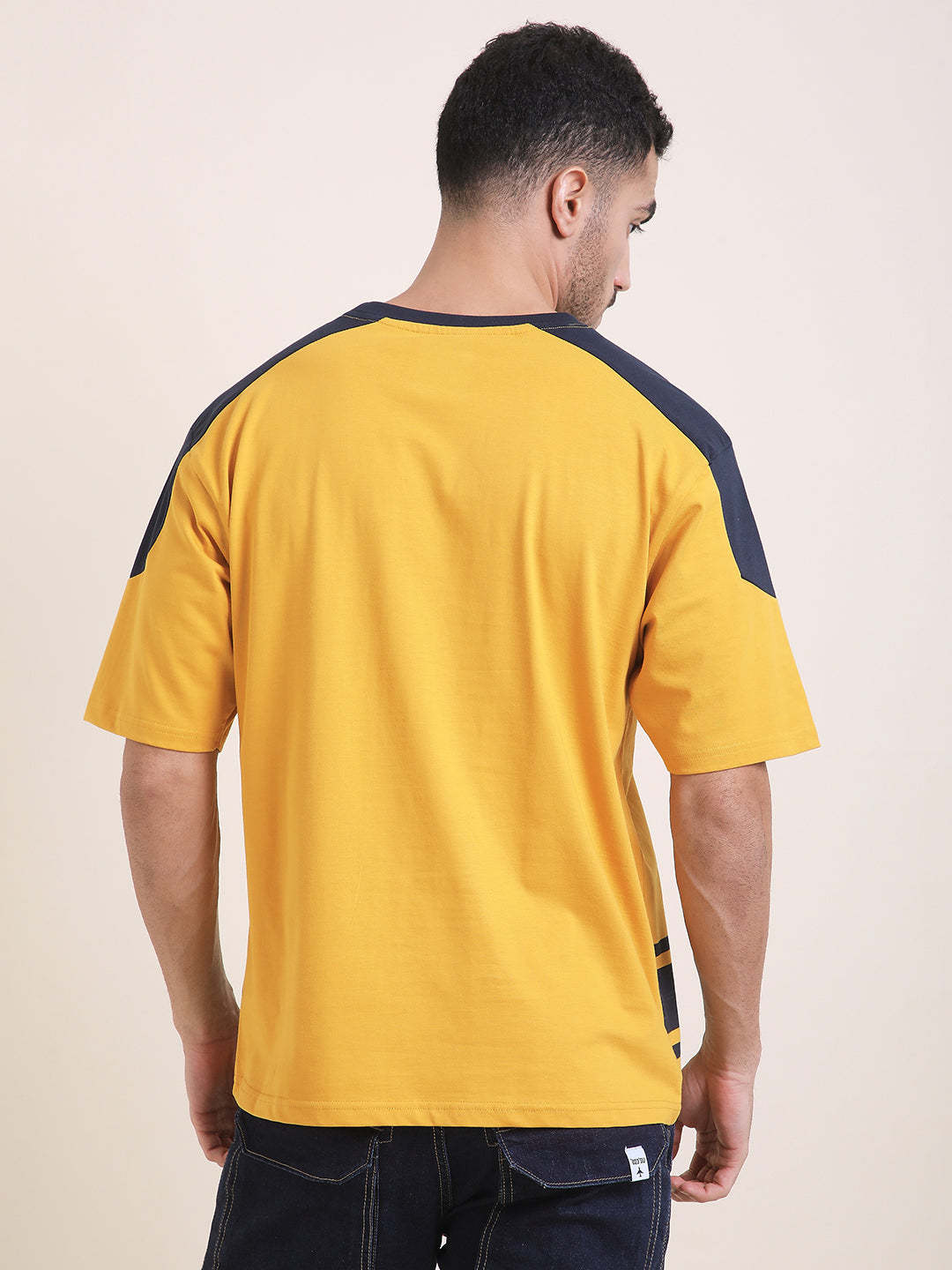 Mens Half Sleeve Round Neck Printed Oversized Fit Tshirts