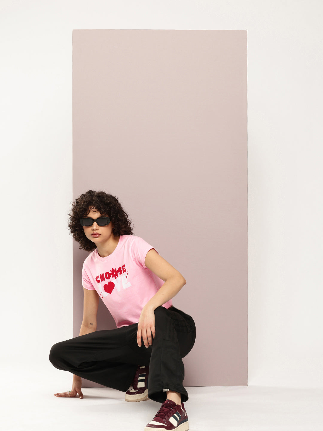 Womens Half Sleeve Round Neck Printed Regular Fit Tshirts