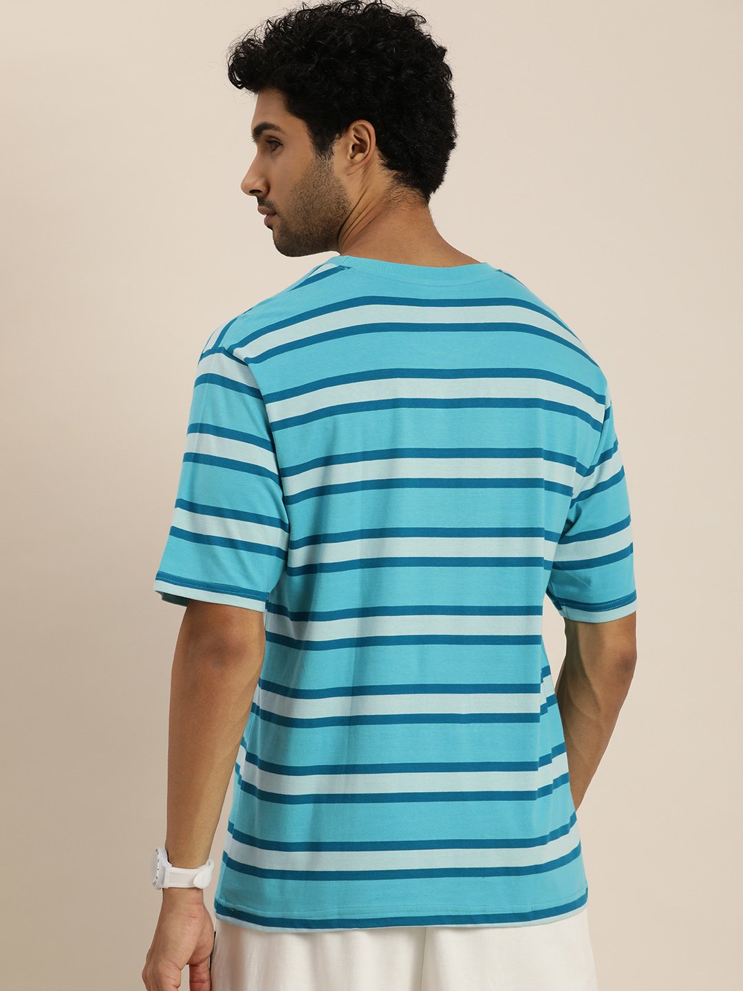 Mens Half Sleeve Round Neck Oversized Fit T-Shirts