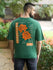 Mens Half Sleeve Drop Shoulder Printed Oversized Fit T-Shirts