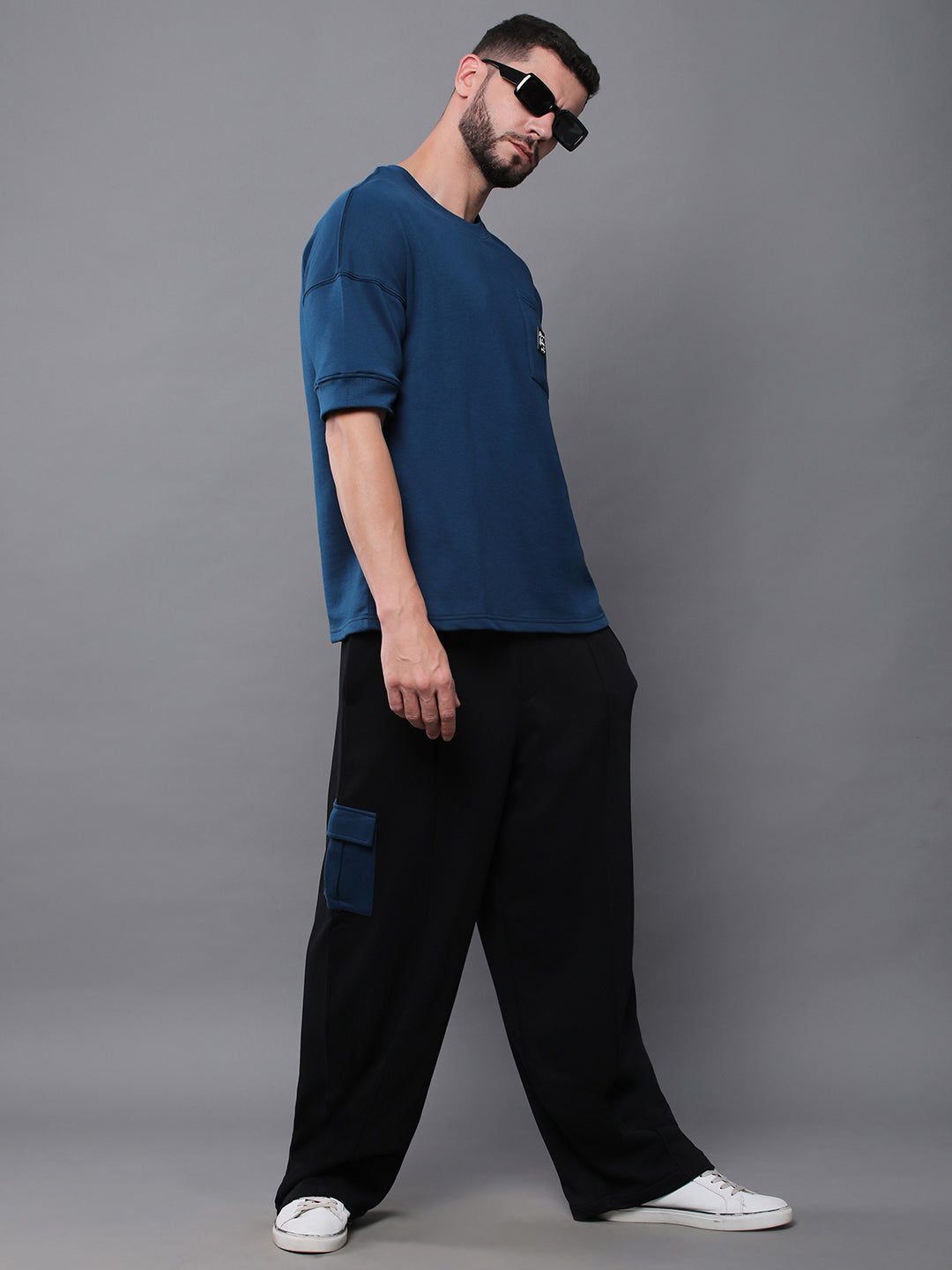 Men Super Soft Cotton Extra Baggy Korean Pant