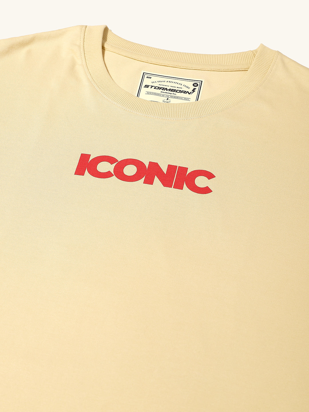 Mens Half Sleeve Drop Shoulder Printed Oversized Fit T-Shirts