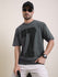 Mens Half Sleeve Round Neck Printed Oversized Fit Tshirts