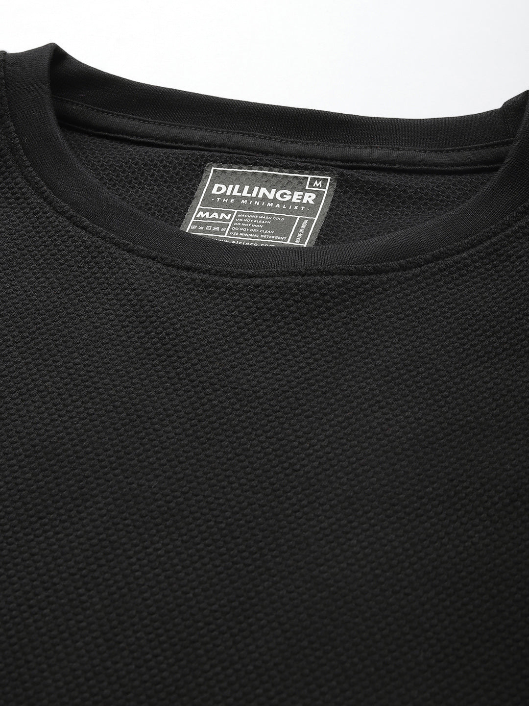 Mens Full Sleeve Round Neck Solid Regular Fit Tshirts