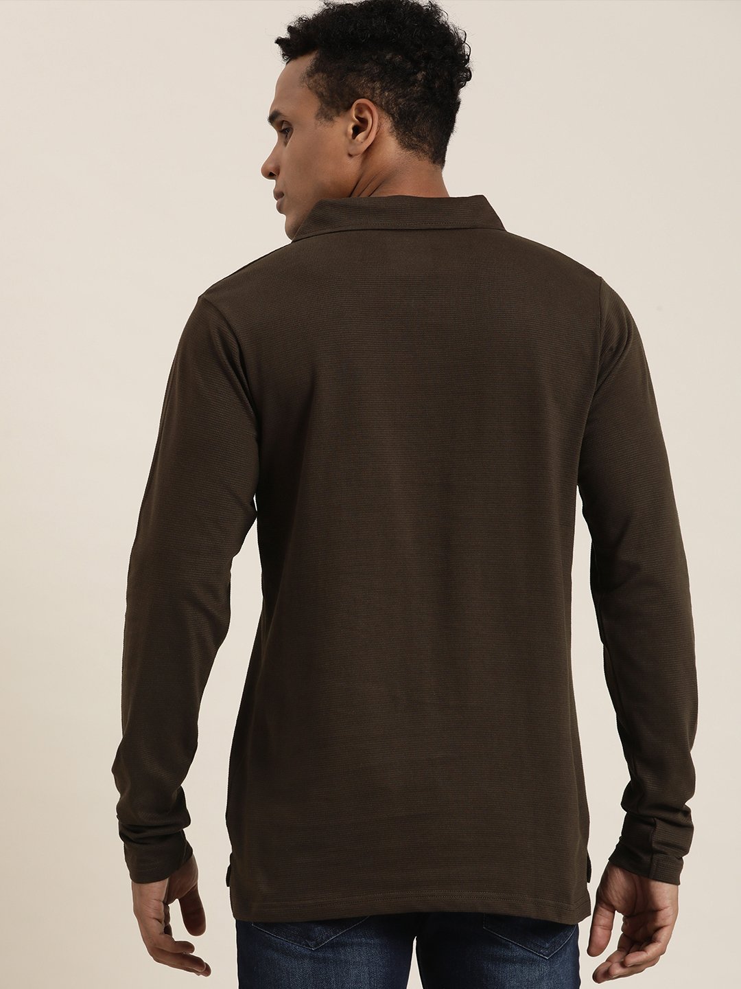 Mens Full Sleeve Regular Fit Polo T-Shirts