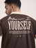 Mens Half Sleeve Polo Neck Back Printed Relaxed Fit Tshirts