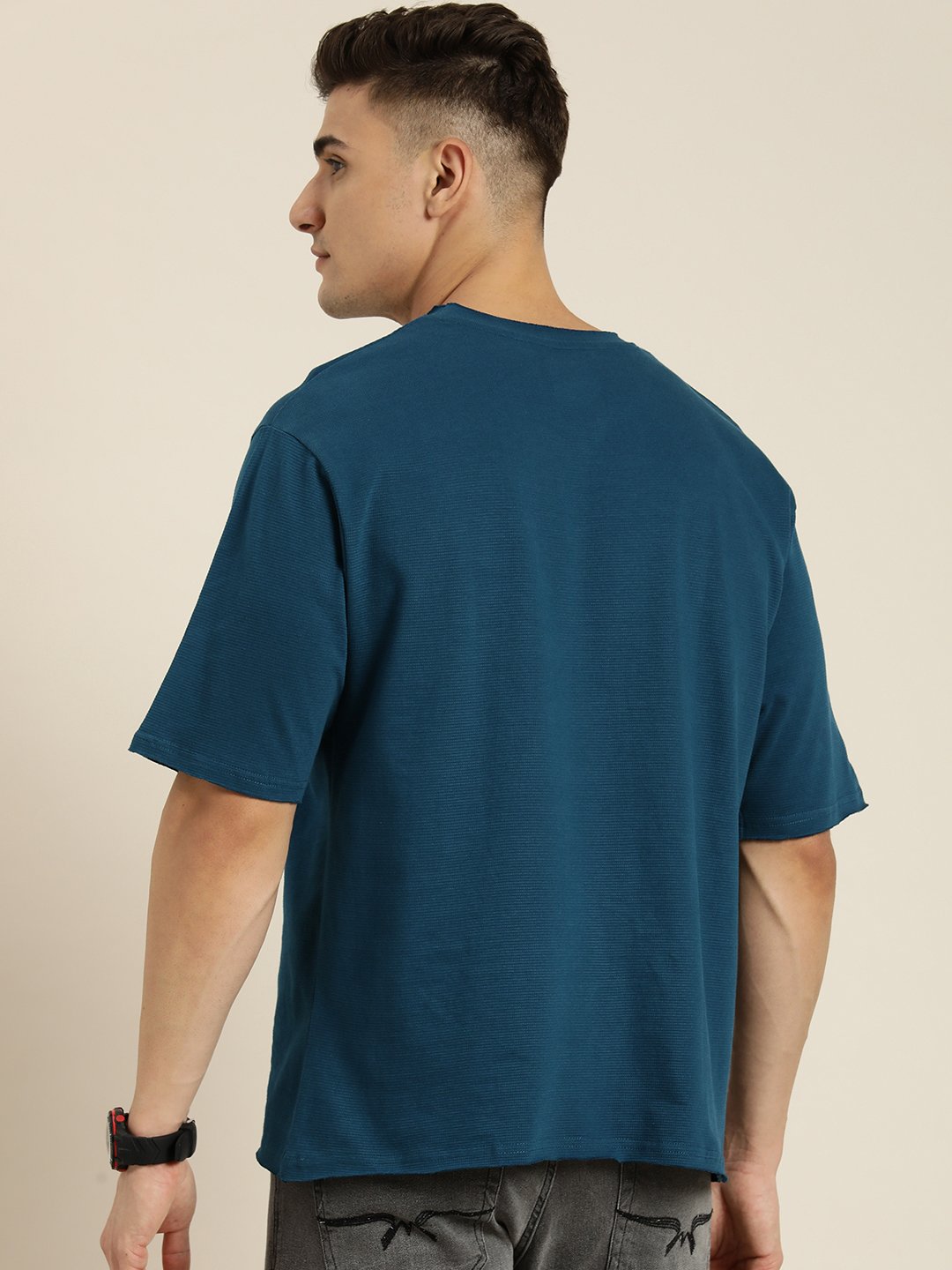 Mens Half Sleeve Round Neck Oversized Fit T-Shirts