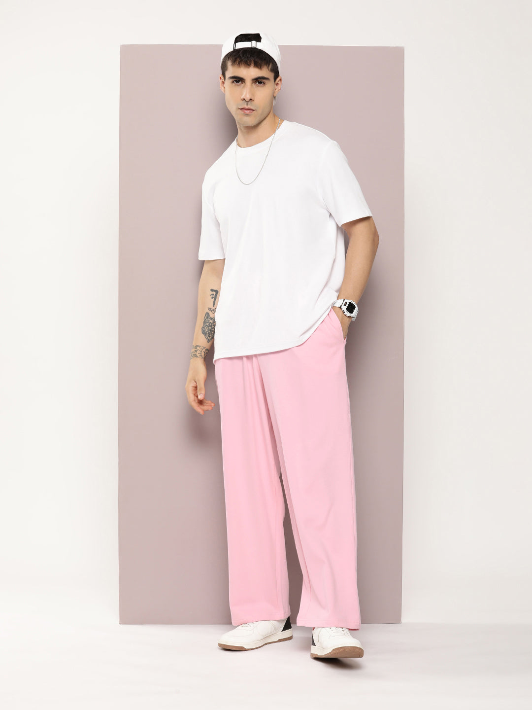 Men Super Soft Cotton Extra Baggy Korean Pant