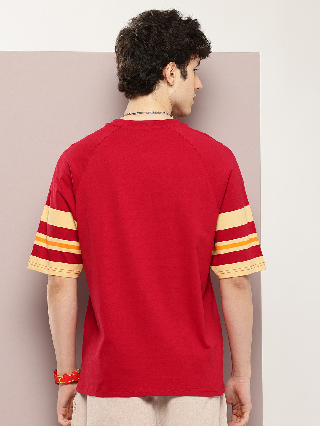 Mens Half Sleeve Round Neck Printed Oversized Fit Tshirts