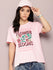 Womens Half Sleeve Round Neck Printed Boxy Fit Tshirts