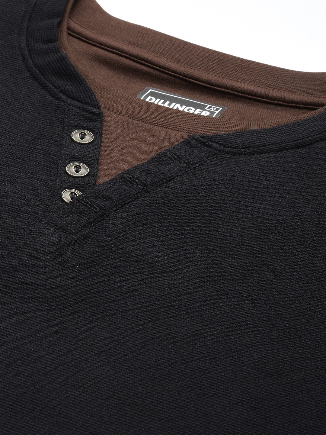 Mens Full Sleeve V-Neck Solid Regular Fit Tshirts