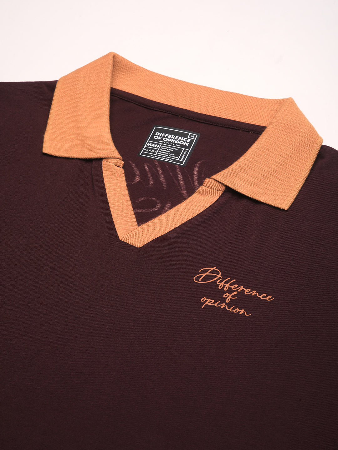 Mens Half Sleeve Polo Neck Back Printed Relaxed Fit Tshirts
