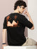 Mens Half Sleeve Round Neck Back Printed Oversized Fit Tshirts