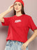 Womens Half Sleeve Round Neck Oversized Fit T-Shirts