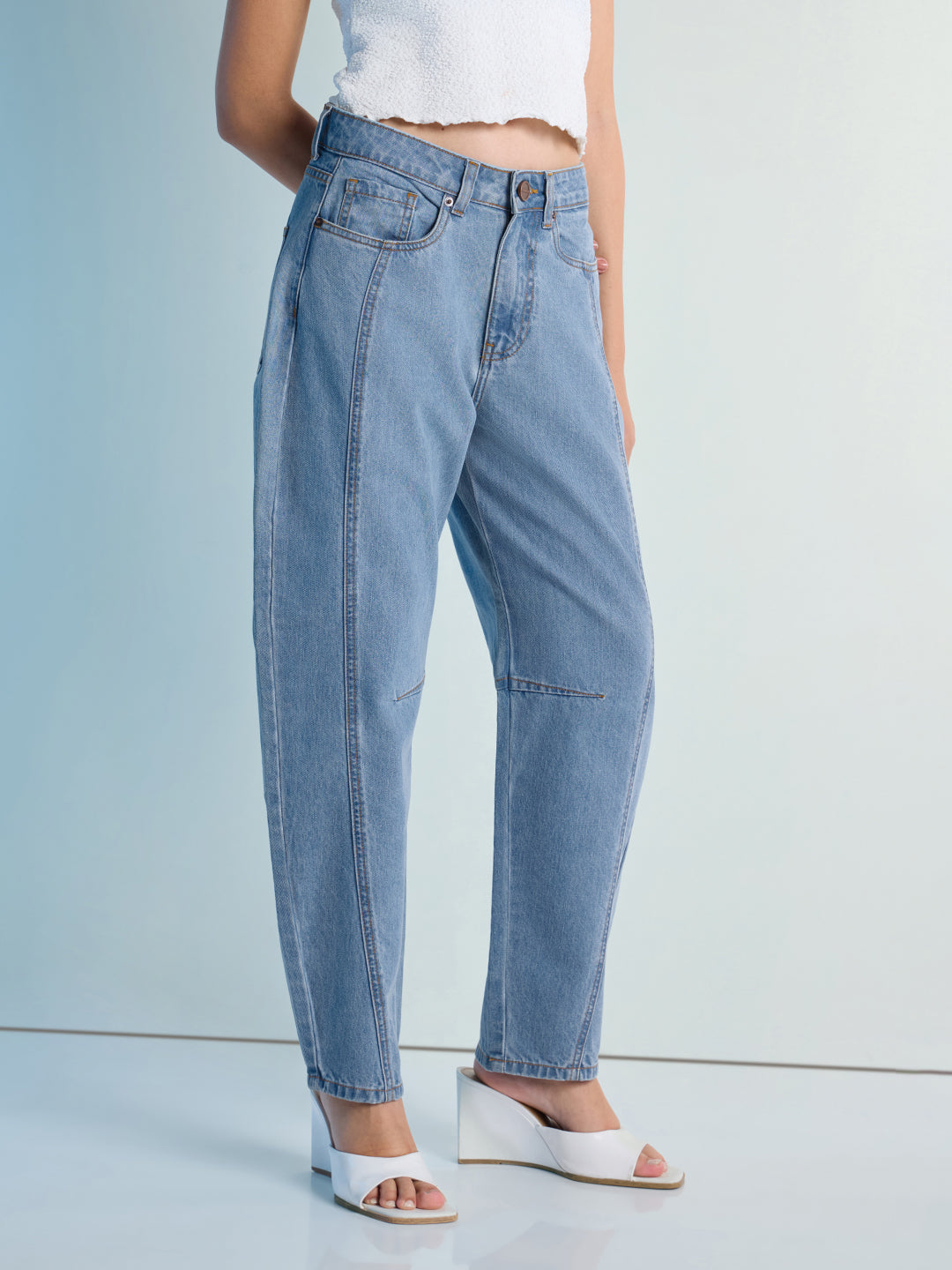 Womens Boot Cut Strech Denim Jeans Pant