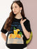Womens Half Sleeve Round Neck Printed Oversized Fit Tshirts