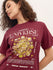 Womens Half Sleeve Round Neck Printed Oversized Fit Tshirts
