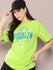 Womens Half Sleeve Round Neck Printed Oversized Fit Tshirts