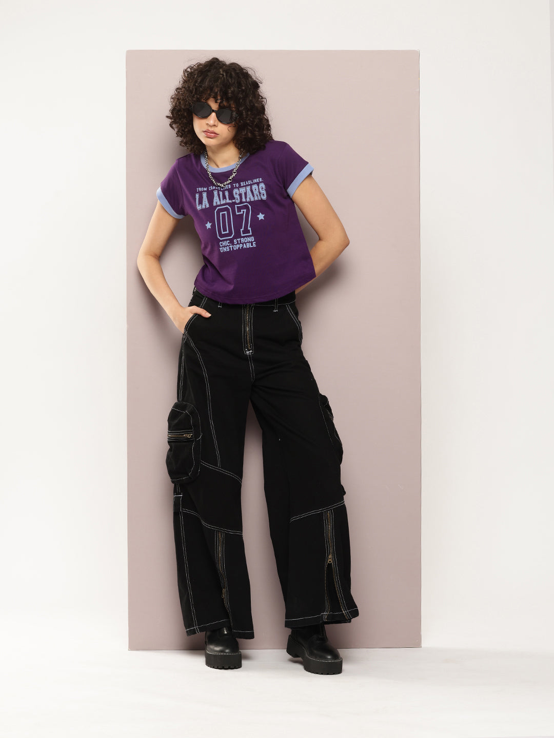 Womens Half Sleeve Round Neck Printed Regular Fit Tshirts