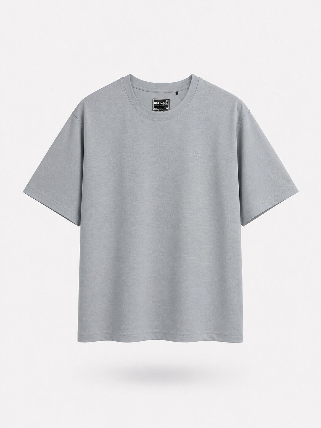 Mens Solid Oversized Half Sleeve Round Neck Polyester Tshirt