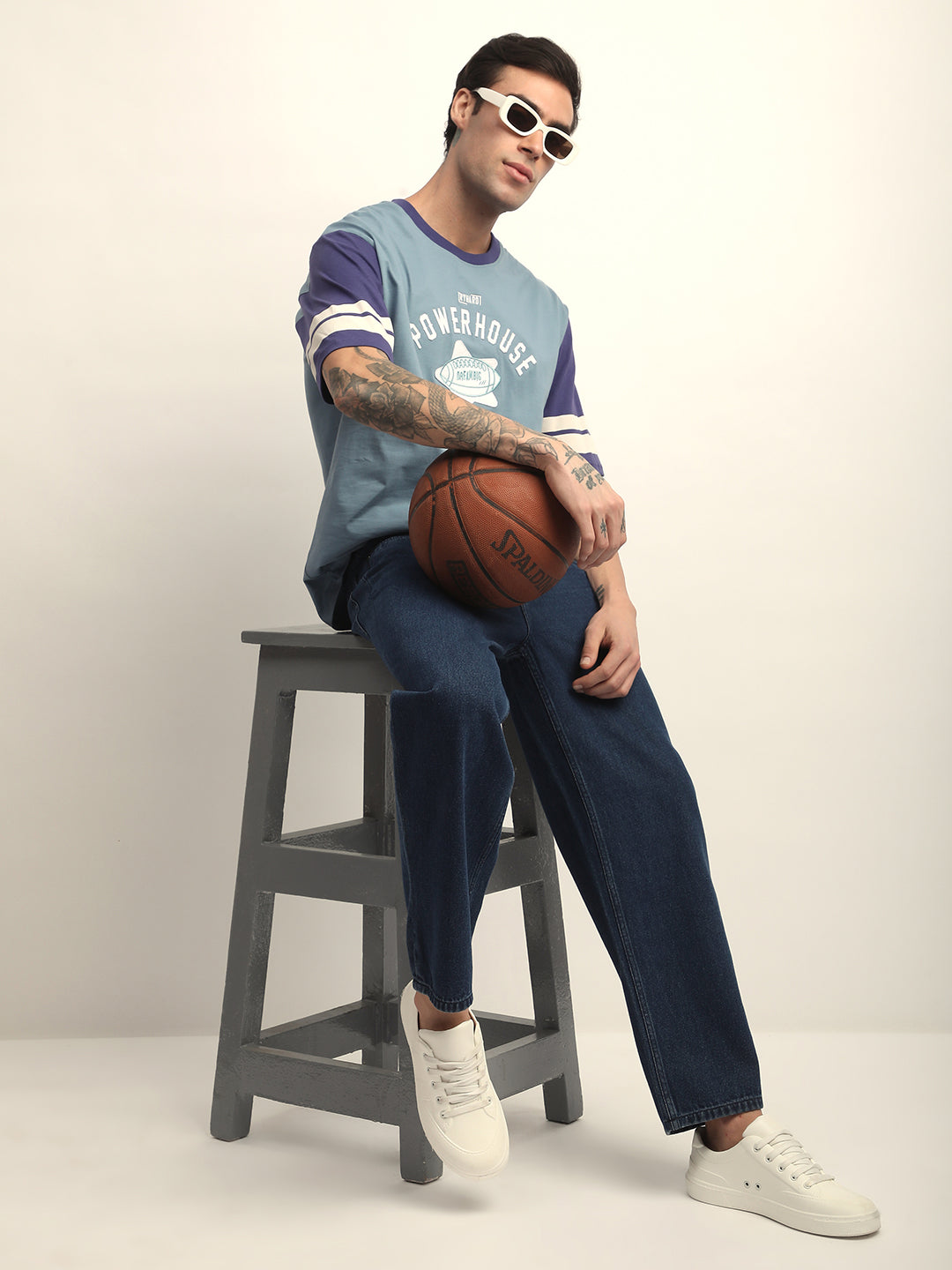 Mens Half Sleeve Round Neck Printed Oversized Fit Tshirts