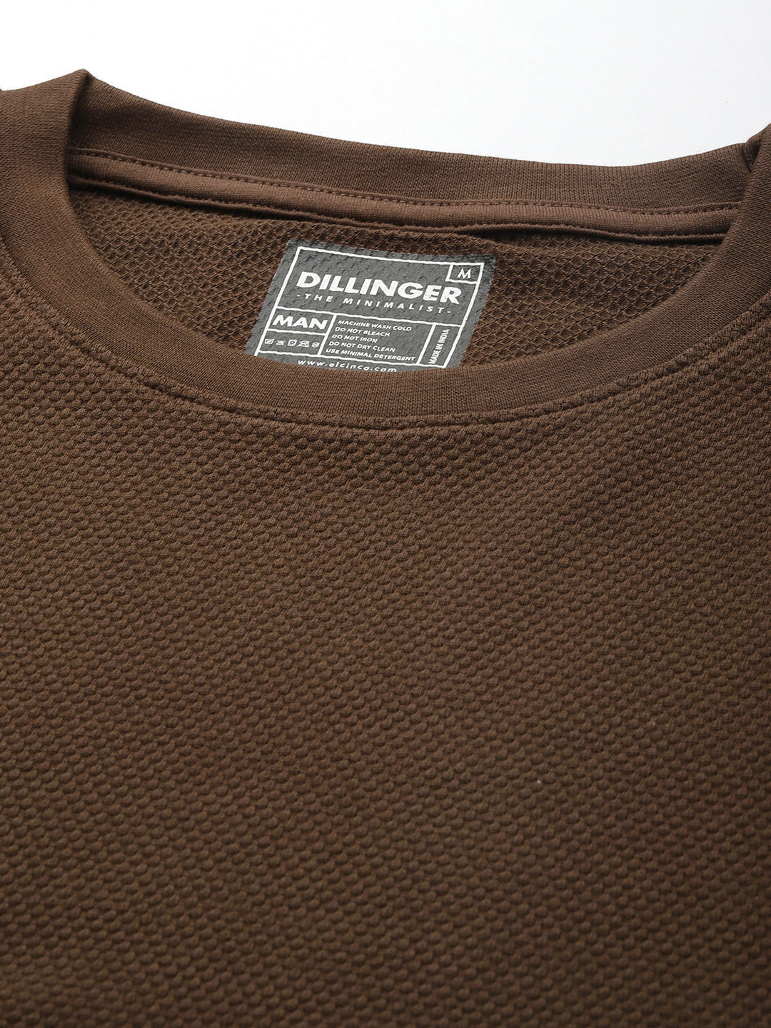 Mens Full Sleeve Round Neck Solid Regular Fit Tshirts